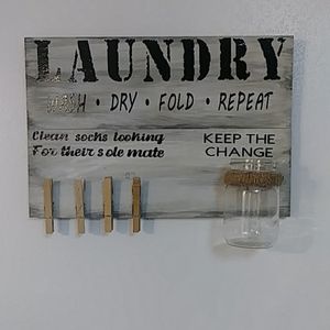 Laundry room sign